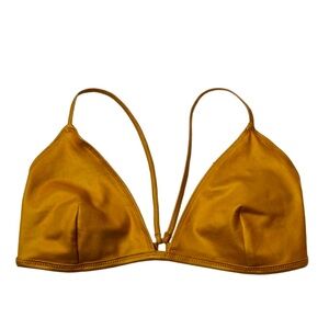 NWT Skims wet jersey triangle bra, Ochre size S